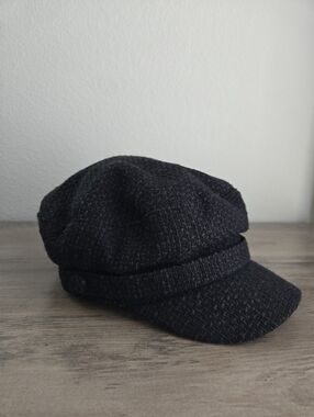 a.n.a Newsboy Womens Cadet Hat Black One Size